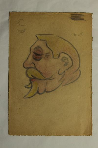 Caricature du docteur Albertin, Jean Duclos, 1900-1950