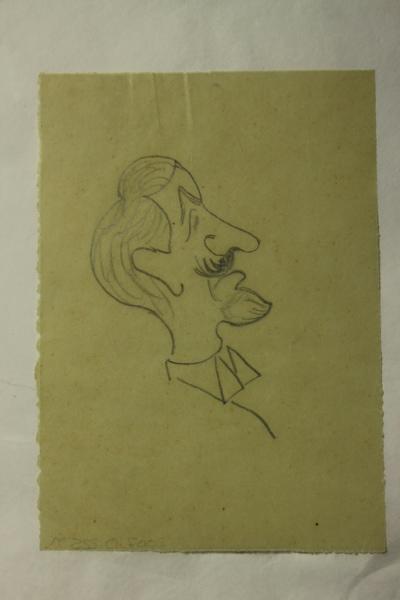 Caricature de Paul Courmont, Jean Duclos, 1900-1950