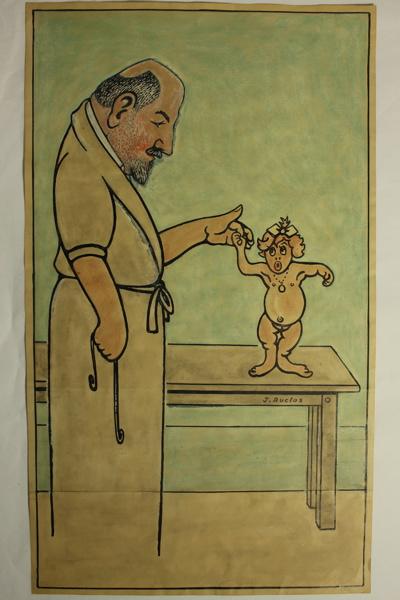 Caricature de Gabriel Nove-Josserand, Jean Duclos, 1900-1950