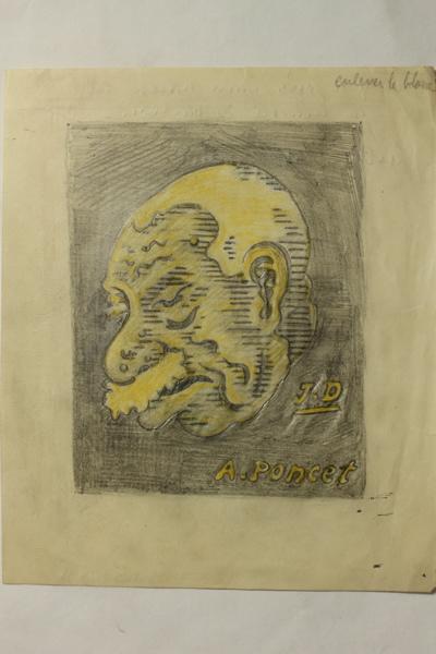 Caricature de Antonin Poncet, Jean Duclos, 1900-1950