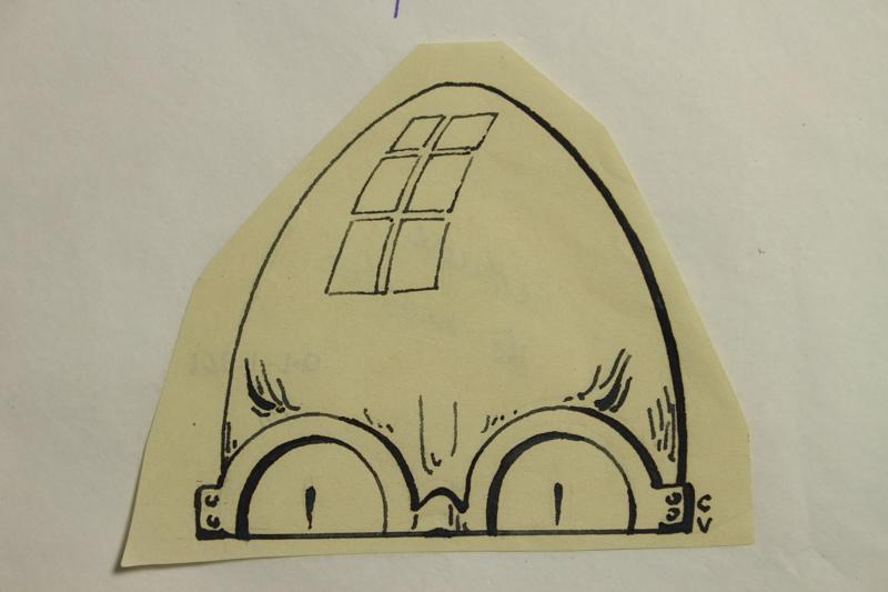 Caricature. Crâne d'oeuf_0