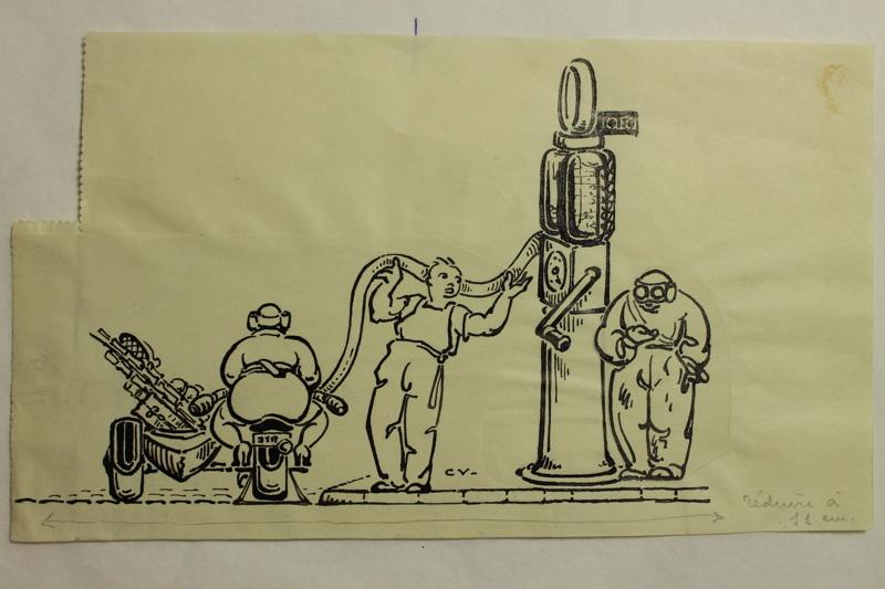 Caricature. Vignettes (titre factice), Camille Vincent, 1934 achevé en
