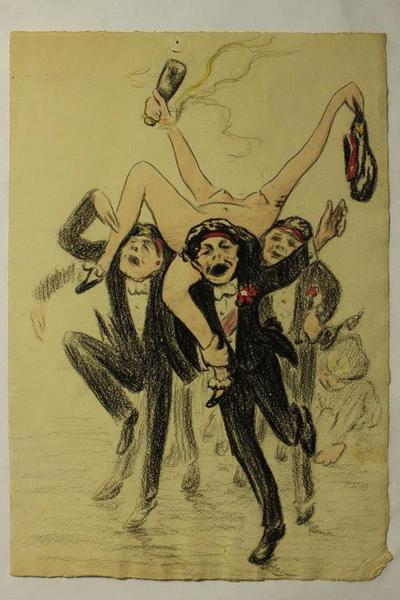 Bal des Etudiants, Jean Duclos, 1913 vers