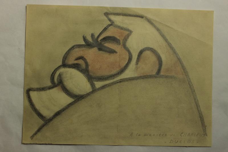 Caricature du docteur Louis Bard — Jean Duclos