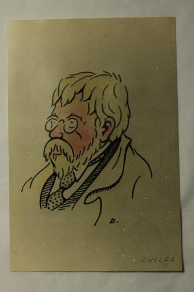 Caricature du docteur Doyon, Jean Duclos, 1900-1950