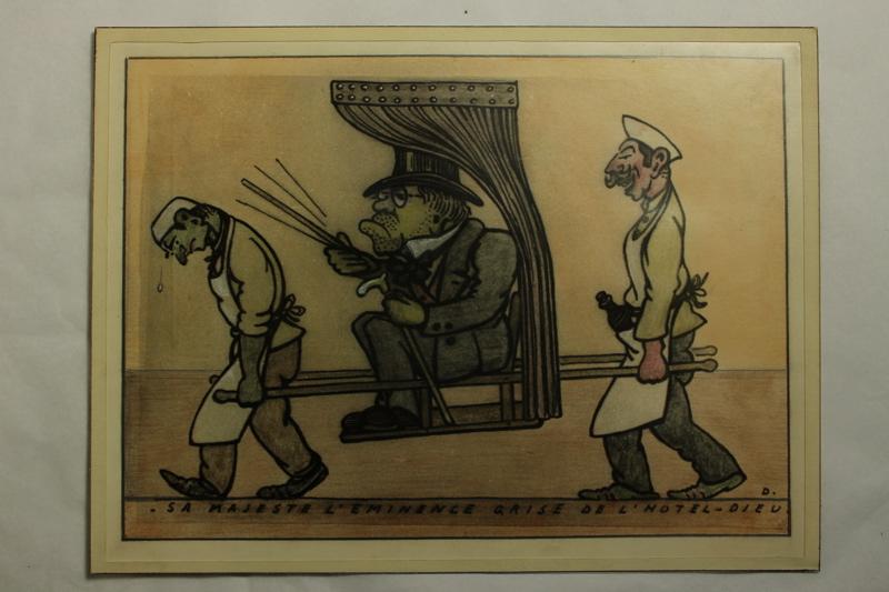 Caricature de M. Mathian, Jean Duclos, 1900-1950