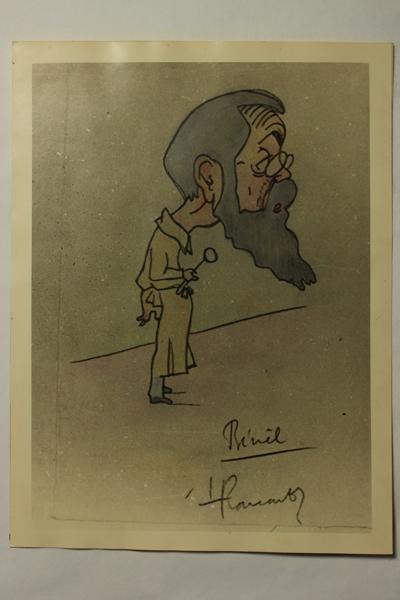 Caricature du docteur Bériel, Louis Roucaute, 1900-1950