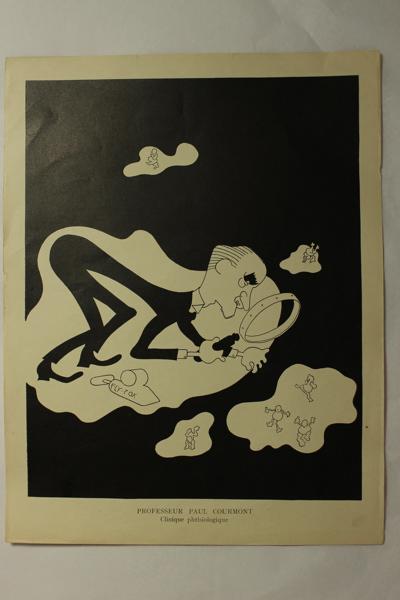 Caricature du professeur Paul Courmont, Jan Mara, 1927 achevé en