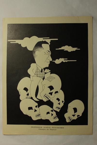 Caricature du professeur agrégé Wertheimer - Chirurgien des hôpitaux, Jan Mara, 1927 achevé en