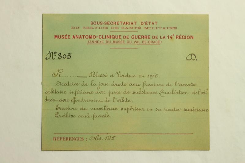 Gueules Cassées (titre factice), Raphaël Désiré Freida, 1917