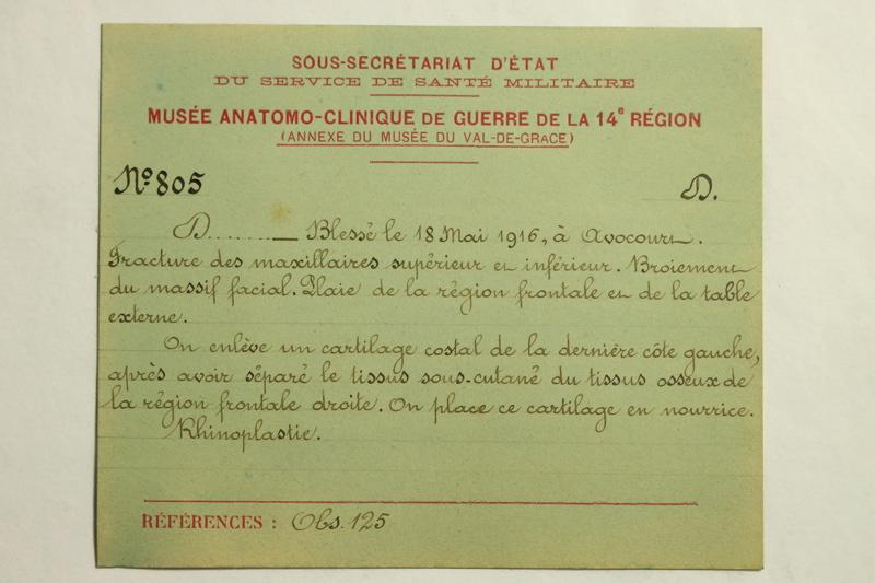 Gueules Cassées (titre factice), Raphaël Désiré Freida, 1918