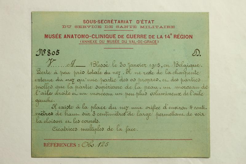 Gueules Cassées (titre factice), Raphaël Désiré Freida, 1918