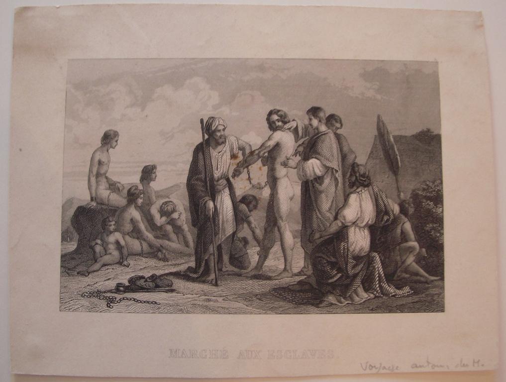 Marché aux esclaves (titre inscrit), 19e siècle