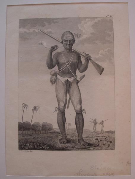 Chasseur nègre armé, John Gabriel Stedman, 1799