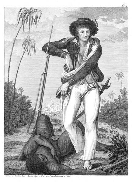 Esclave révolté abattu (titre factice), John Gabriel Stedman, 1798 vers