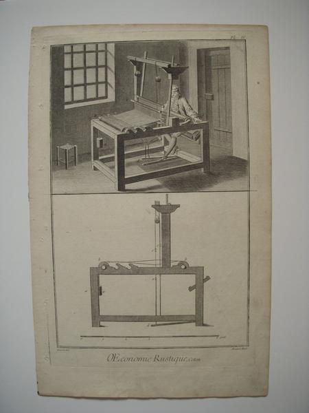 OEconomie rustique, Coton (titre inscrit) / Pl. IV, Louis Jacques Goussier, 1751-1772
