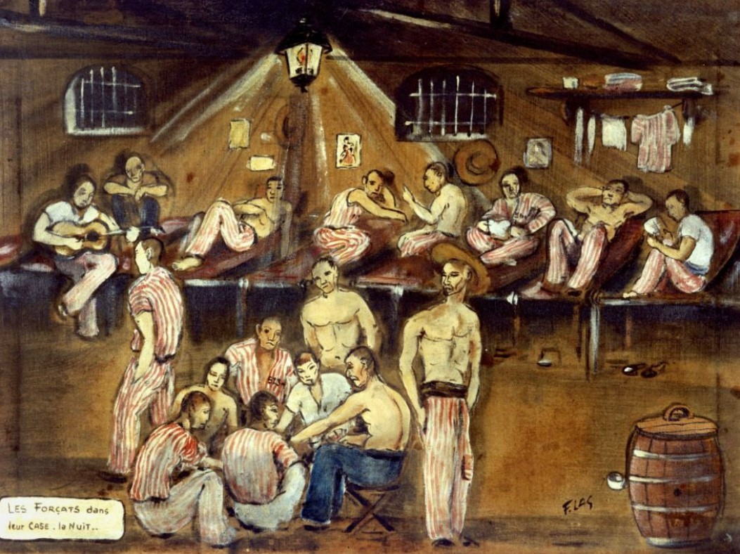 Les forçats dans leur case, la nuit…, Francis Lagrange, 1952