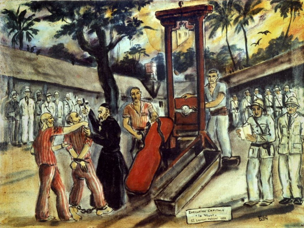 Exécution capitale. "La veuve". Saint Laurent du Maroni 1933, Francis Lagrange, 1952