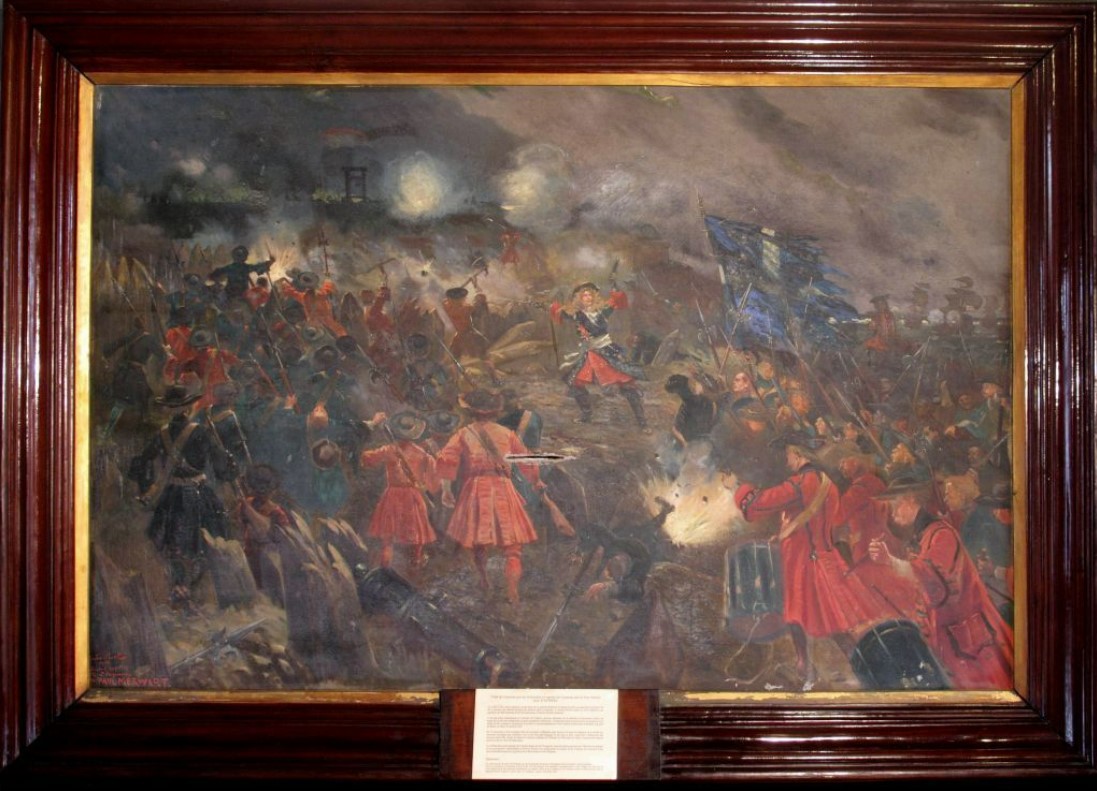 Assaut du Fort Cépérou par le Vice-amiral d'Estrées, Paul Merwart, 1903