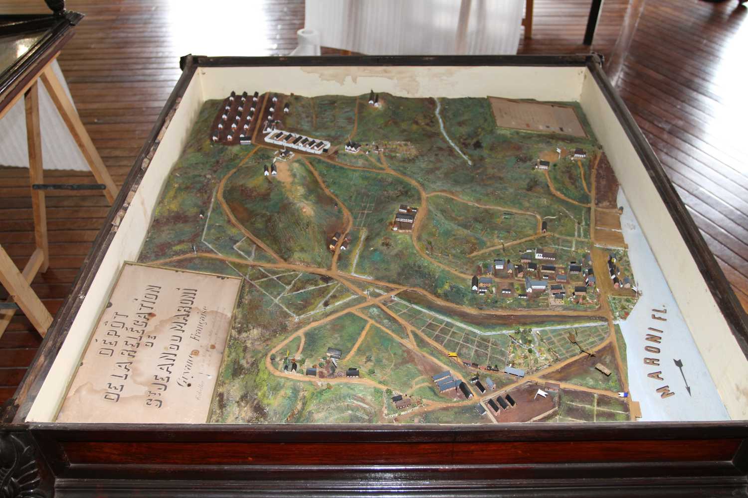 Maquette du dépôt de la relégation de Saint Jean du Maroni_2