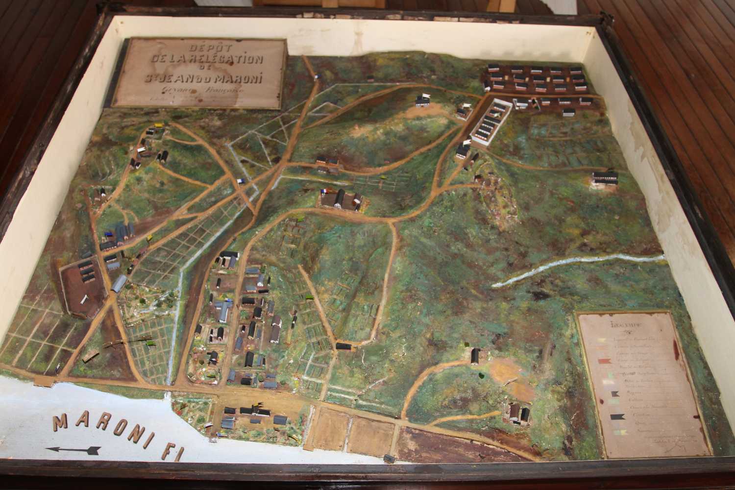Maquette du dépôt de la relégation de Saint Jean du Maroni_3