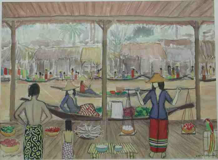 Marché flottant à Bangkok_0