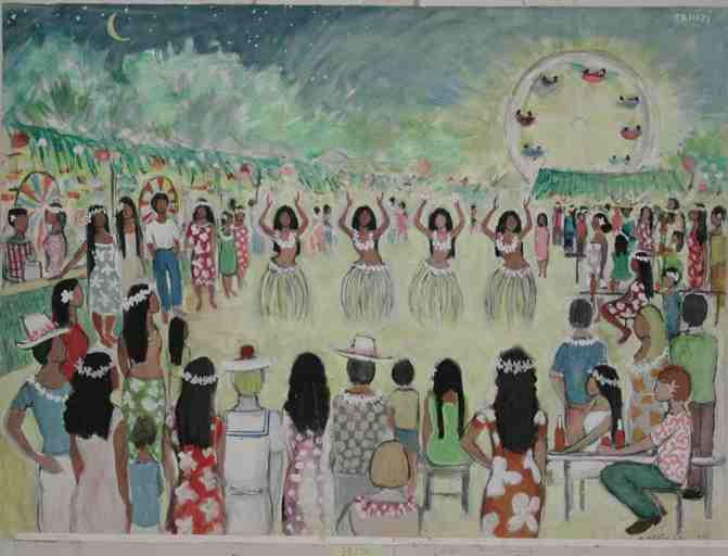 Tiurai à Papeete en 1954_0