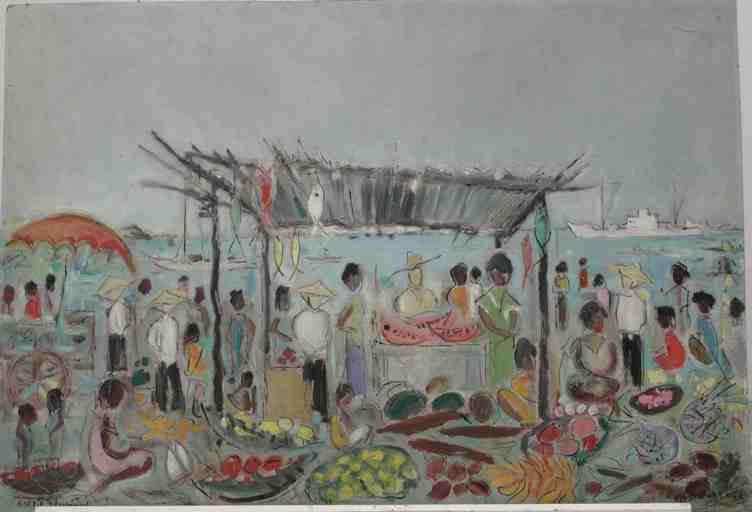 Vietnamiens au marché de Port-Vila_0