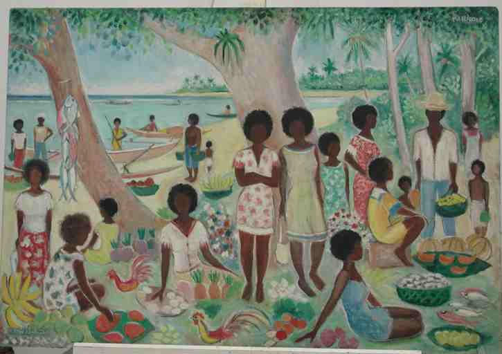 Marché au bord de mer (Mallicolo)_0