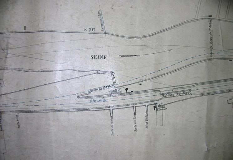Relevé cartographique du lit de la Seine de Saint Pierre lès Elbeuf à Rouen_0