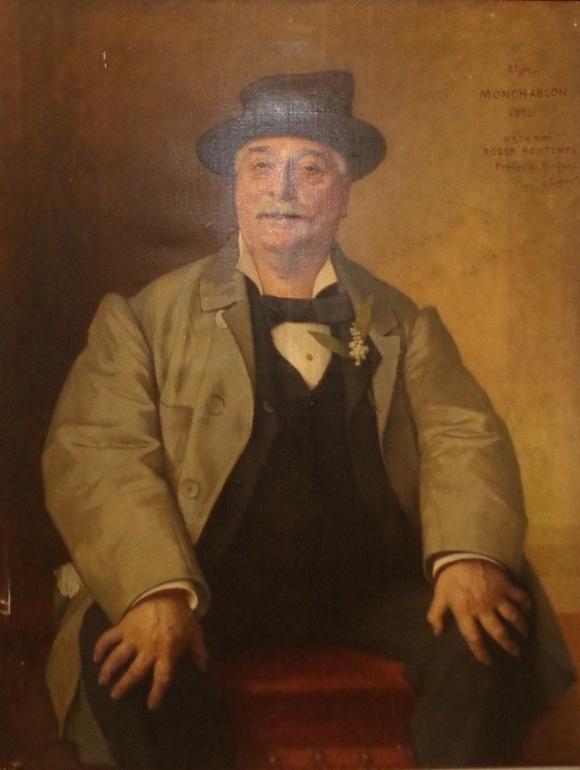 Portrait d'Athanase Frété, dit Roger Bontemps, Xavier Alphonse Monchablon, 1894