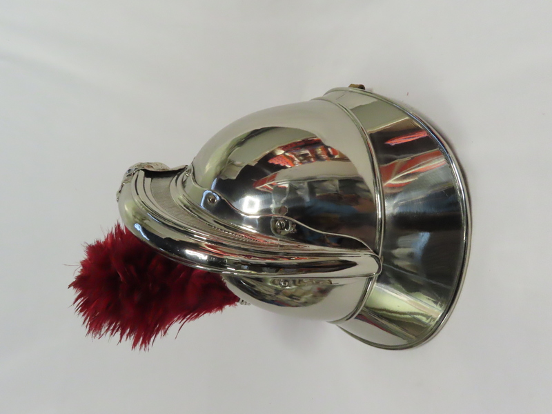 Casque de sapeur-pompier de Lyon à cimier tête de lion_2