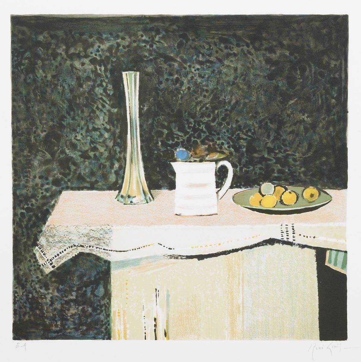La nappe blanche, René Genis, 1995