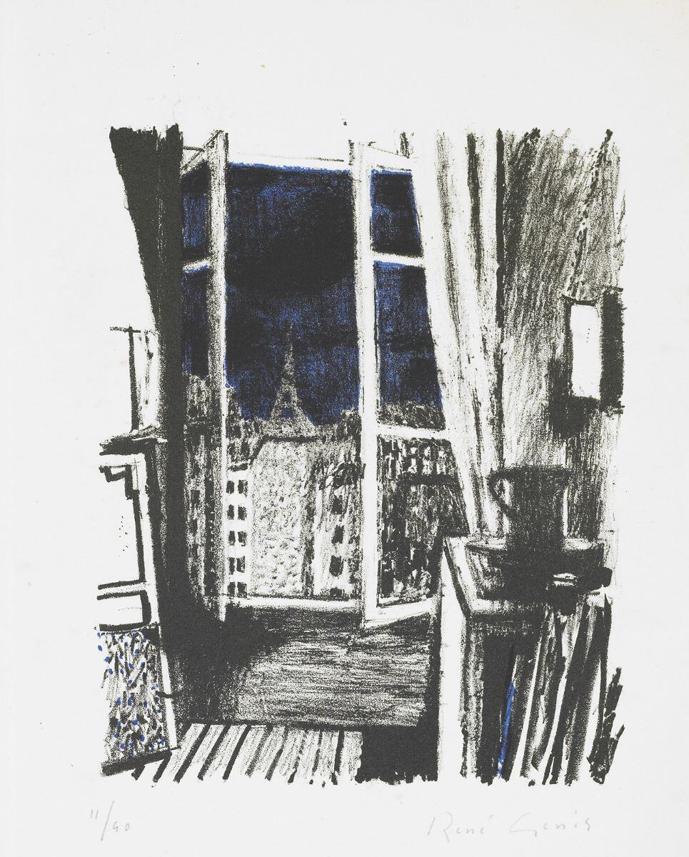 Fenêtre ( fenêtre de son atelier rue des Fossés St-Jacques)_0