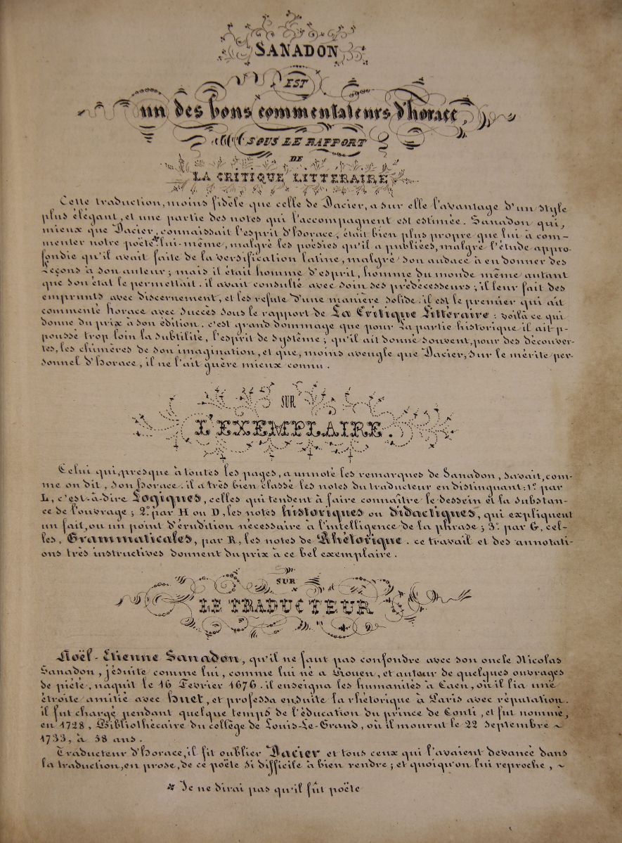 Les poésies d'Horace_0