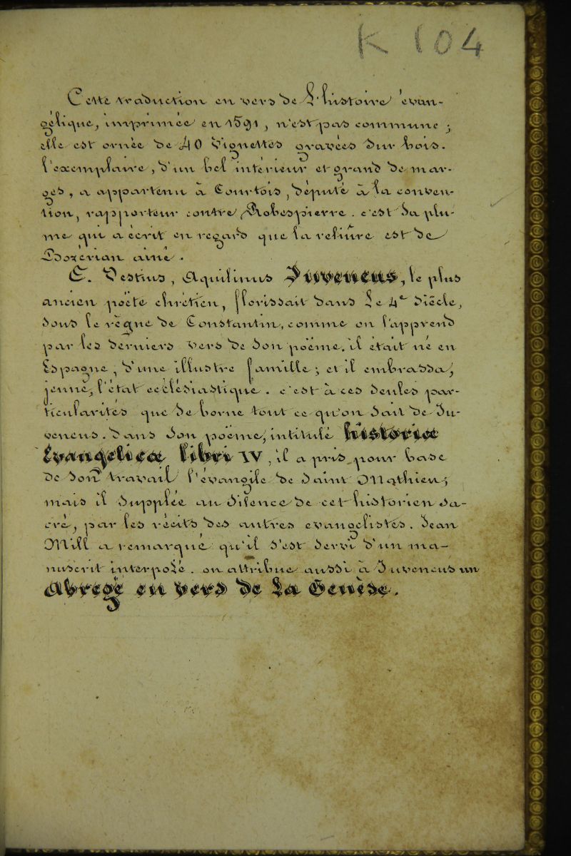 La sacrée poésie et histoire évangélique de Juvencus ancien poëte chrestien_4