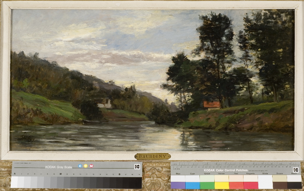 Ile de Vaux, petit bras de l'Oise à Auvers ; La vallée du Cousin (titre d'usage)_0