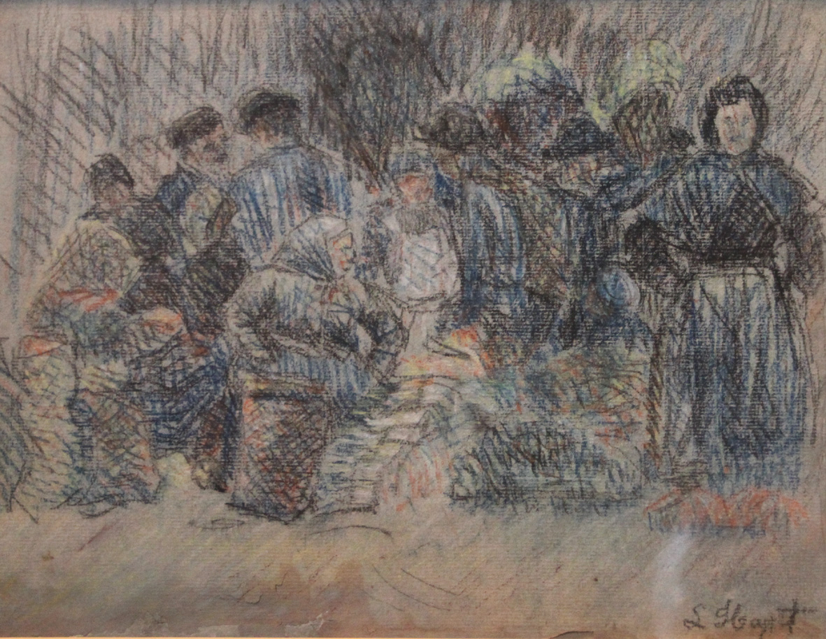 Le Marché en Bretagne, Louis Hayet