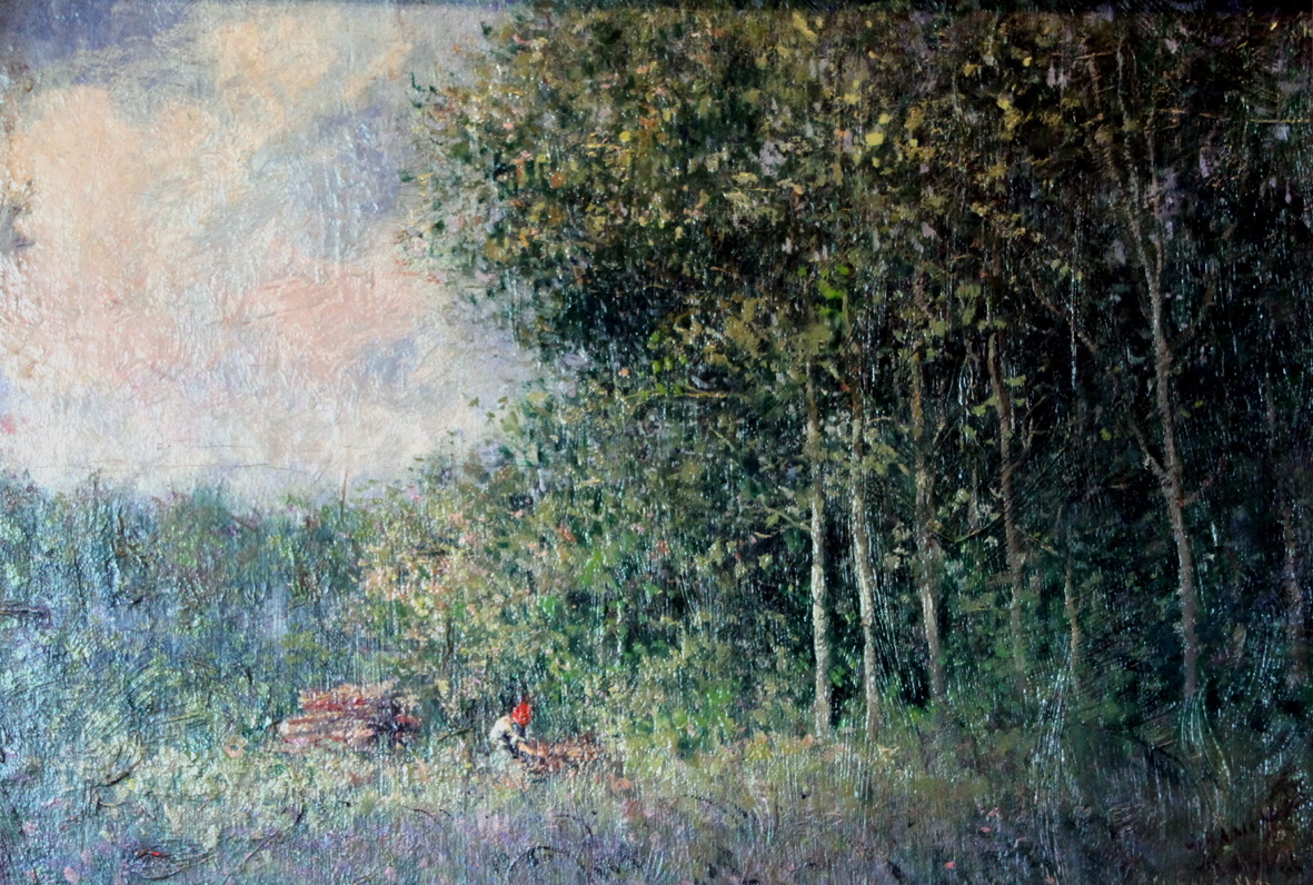 La Coupe de bois — Léon Giran-Max