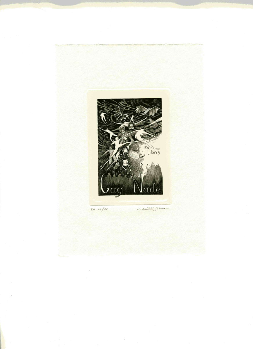 Ex libris Guy Nadé, Hélène Nué