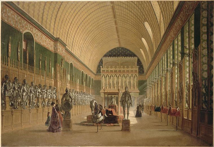 La Salle des preuses au château de Pierrefonds après la restauration de M. E. Viollet-le-Duc_0