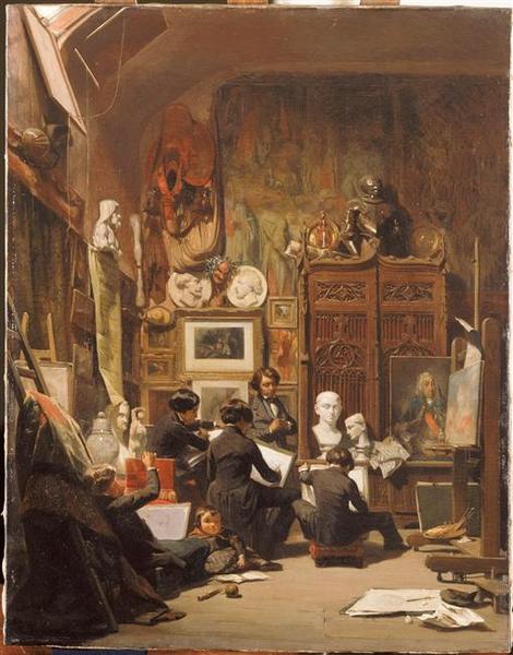 Atelier de peintre [Souvenir d'atelier]_0