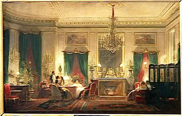 Intérieur du salon de S.A.I. Mme la princesse Mathilde_0