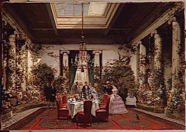 Salle à manger de S.A.I. Mme la princesse Mathilde_0