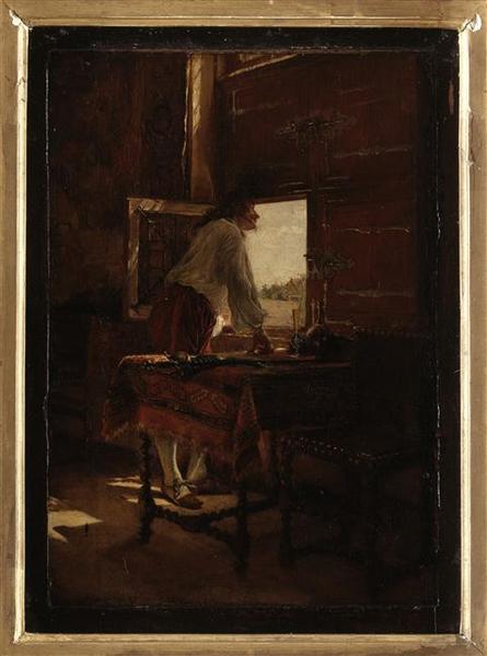 L'Attente, Ernest Meissonier, 1857