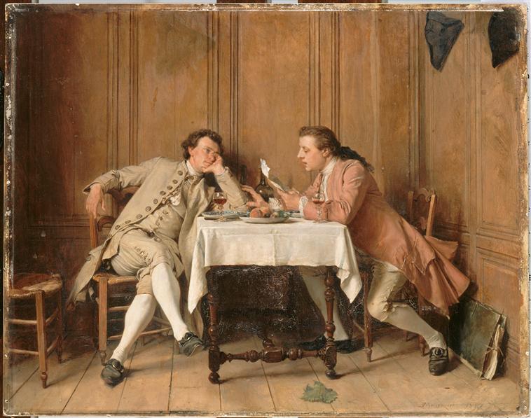 La Confidence, Ernest Meissonier, 1857