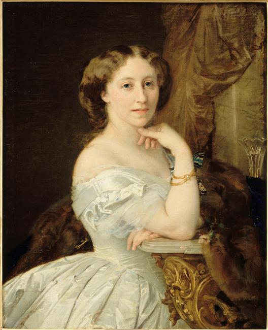 Portrait de la comtesse de la Bédoyère, Paul Baudry, 3e quart 19e siècle