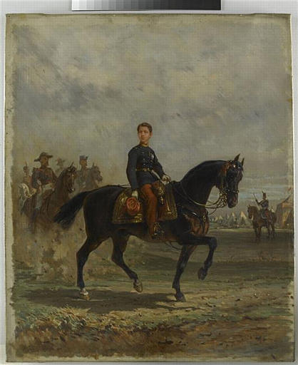 Le Prince impérial au Camp de Châlons_0