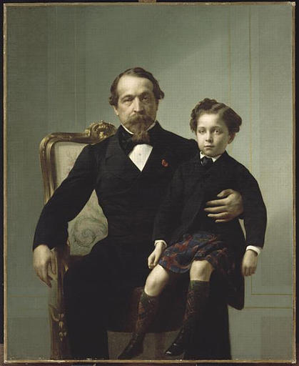 Napoléon III et le Prince impérial_0