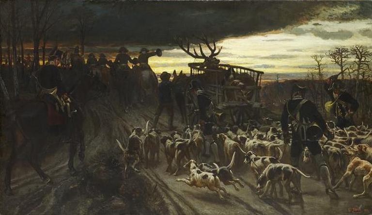 LA RETRAITE PRISE, Louis-Godefroy Jadin, 1853